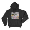 Pig Flowers Influencers Hoodie Black